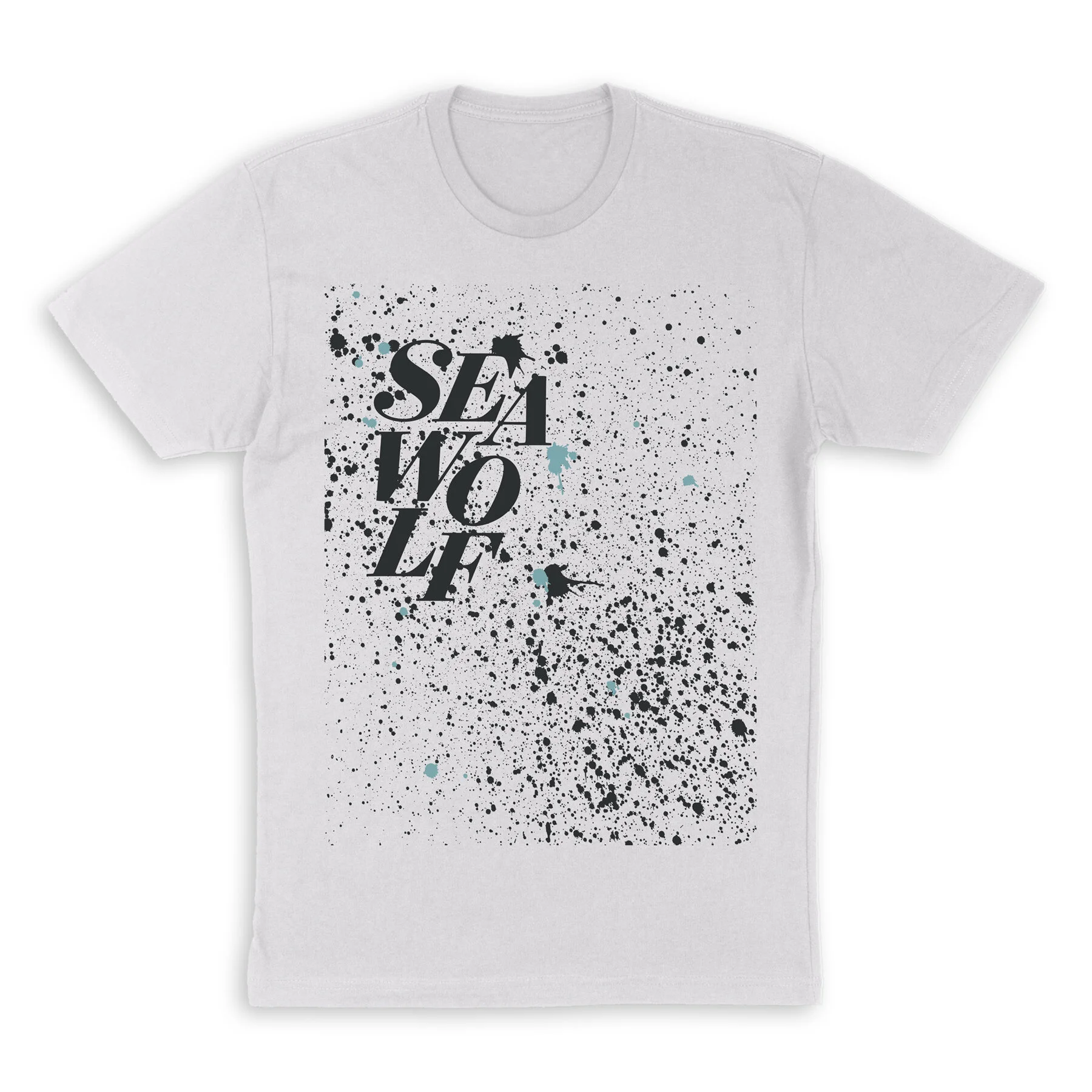 Splatter Paint Tee - Silver