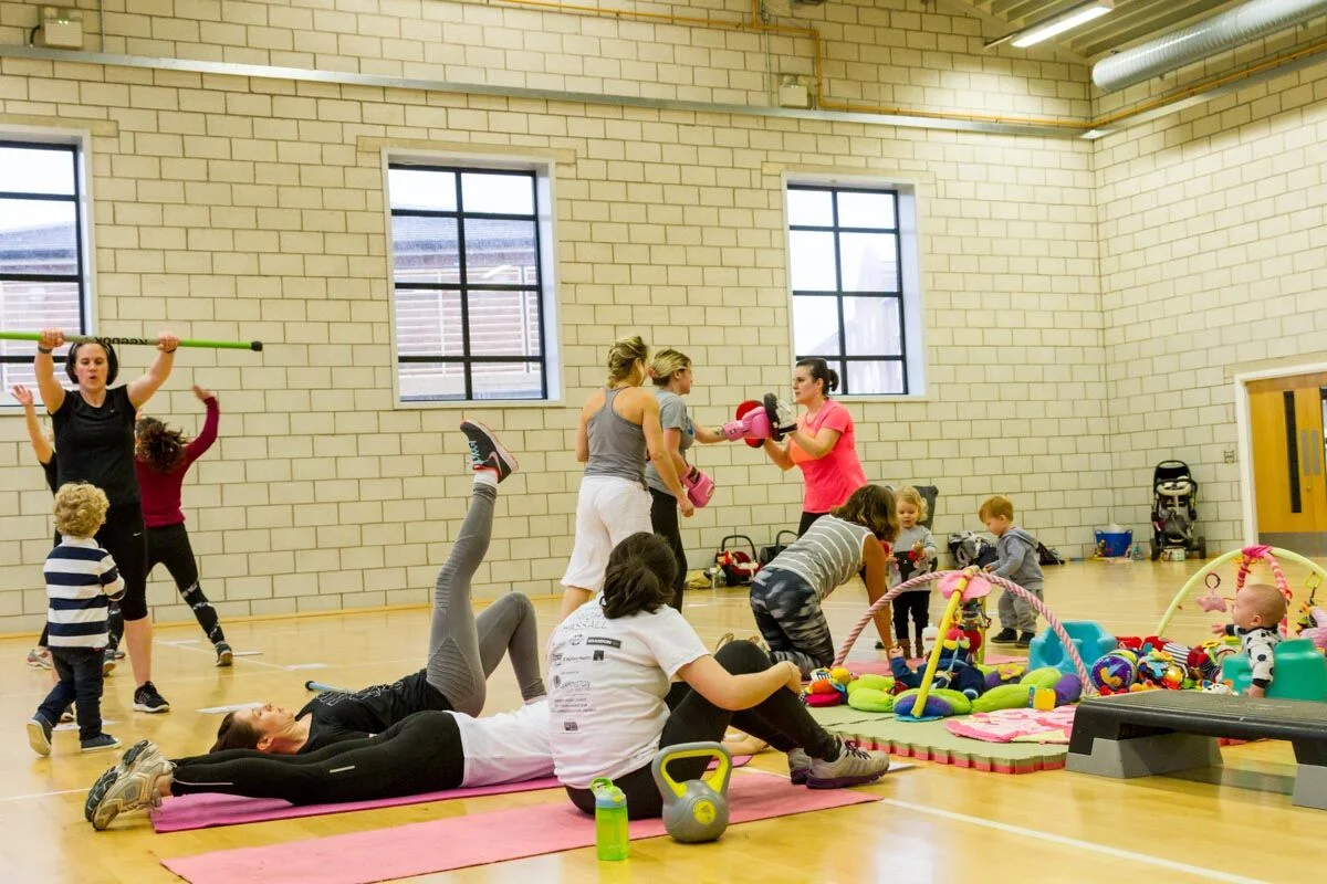 "Excellent idea, my son gets to socialise with other babies whilst I get a good workout."