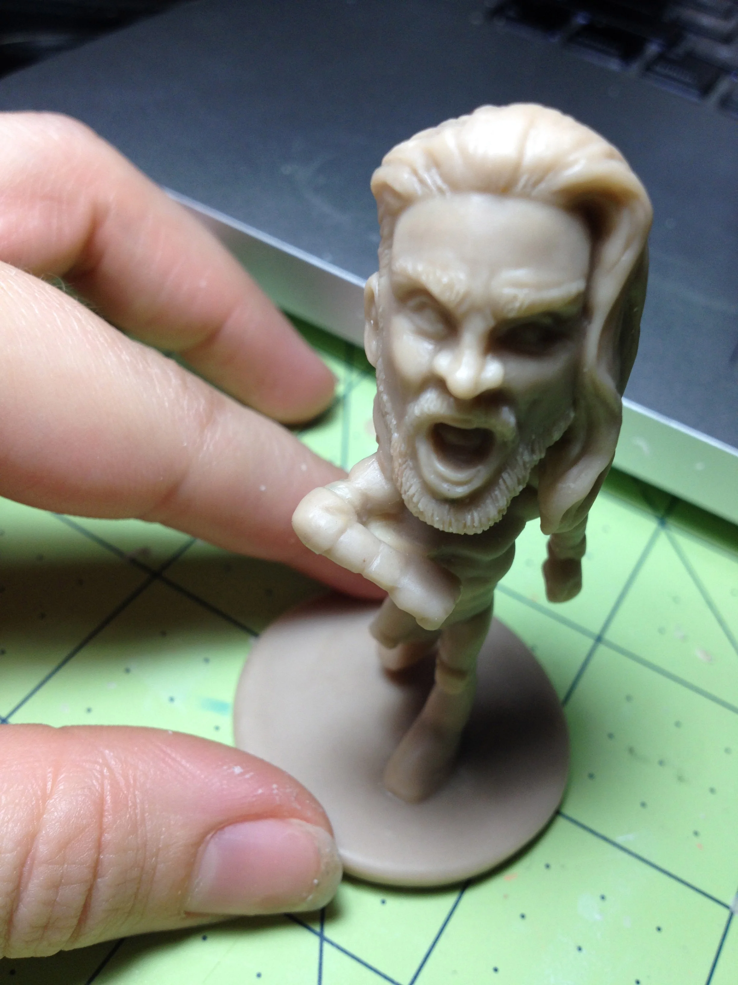 Wrestler Chris Hero aka Kassius Ohno Mini Figurine