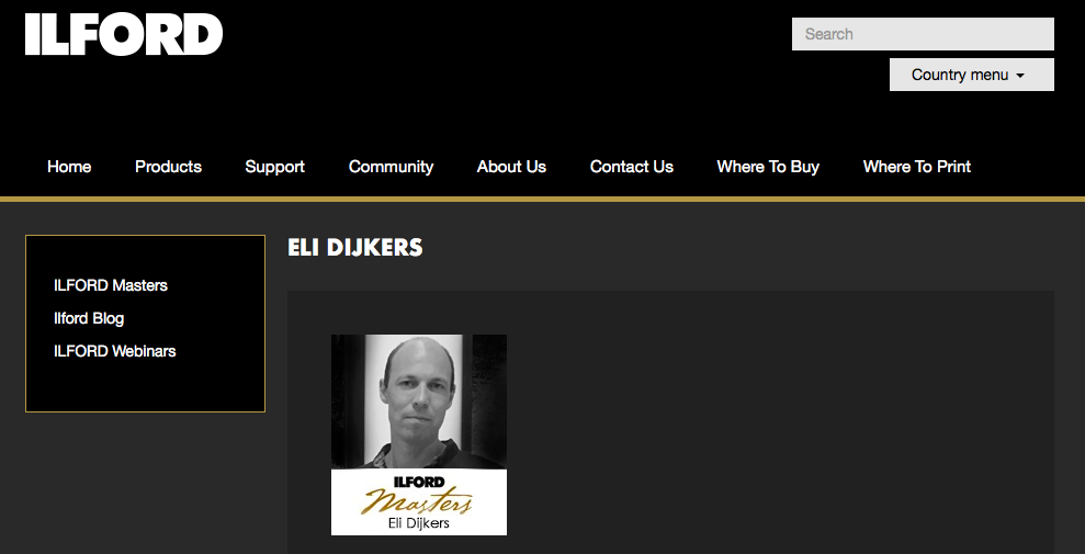 Ilford master eli dijkers