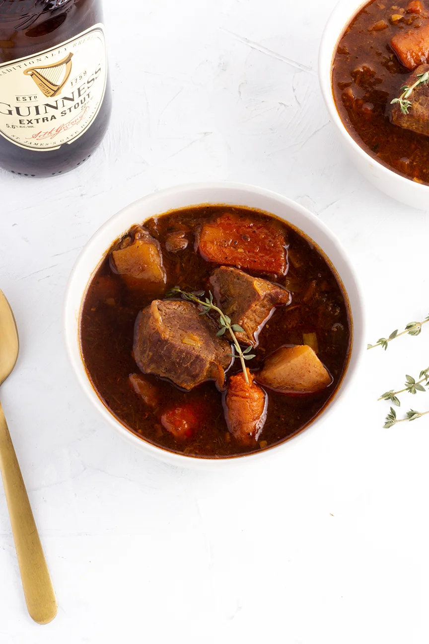 Pressure Cooker Guinness Beef Stew — Wellness By Kristen
