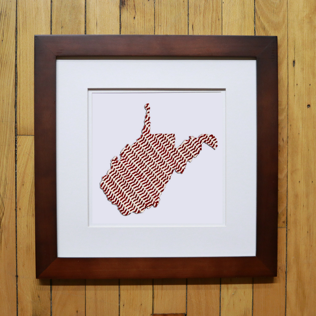 FRAMED PRINT OF STATE ARTWORK