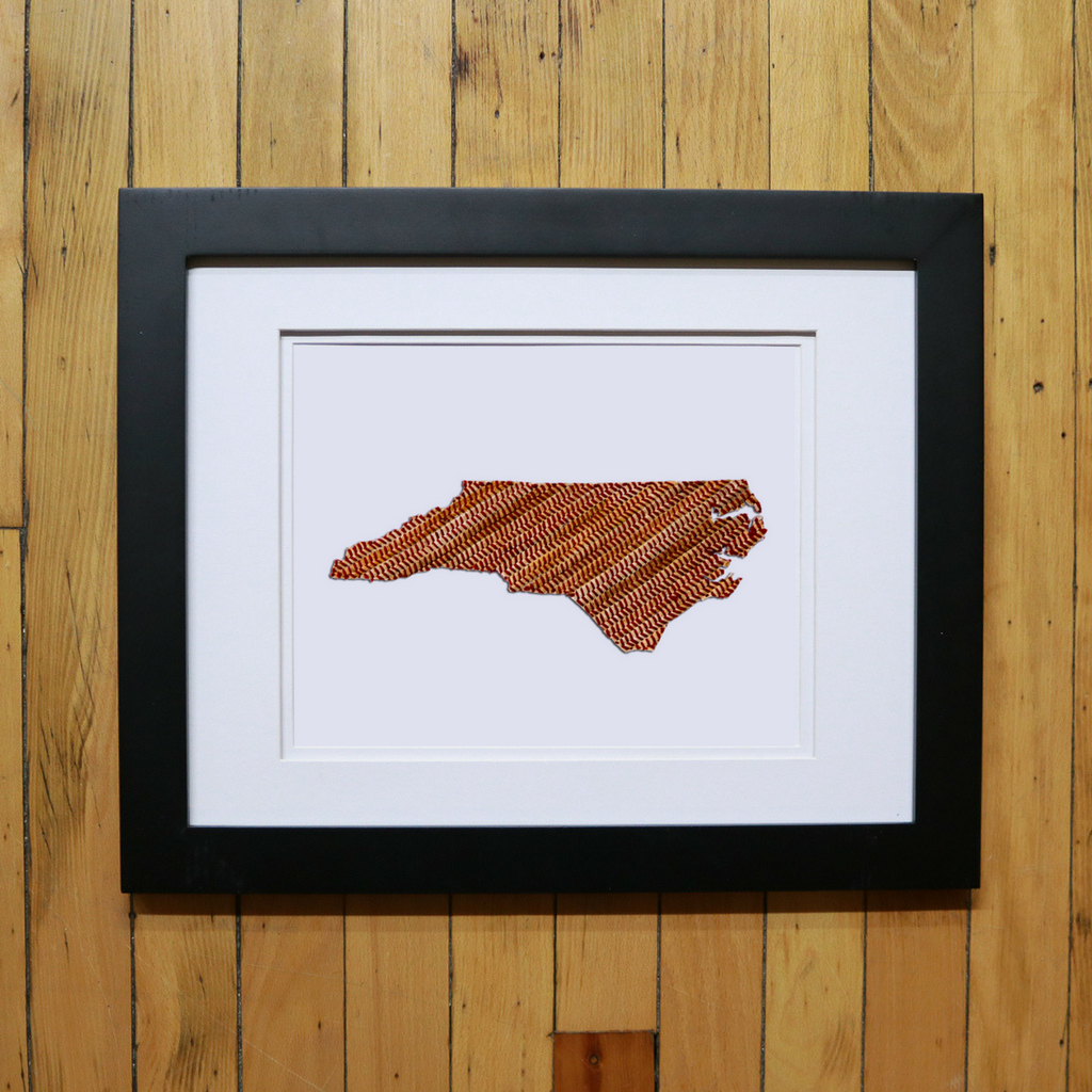 FRAMED PRINT OF STATE ARTWORK