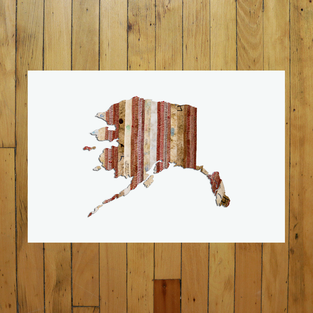 UNFRAMED PRINT OF STATE ARTWORK