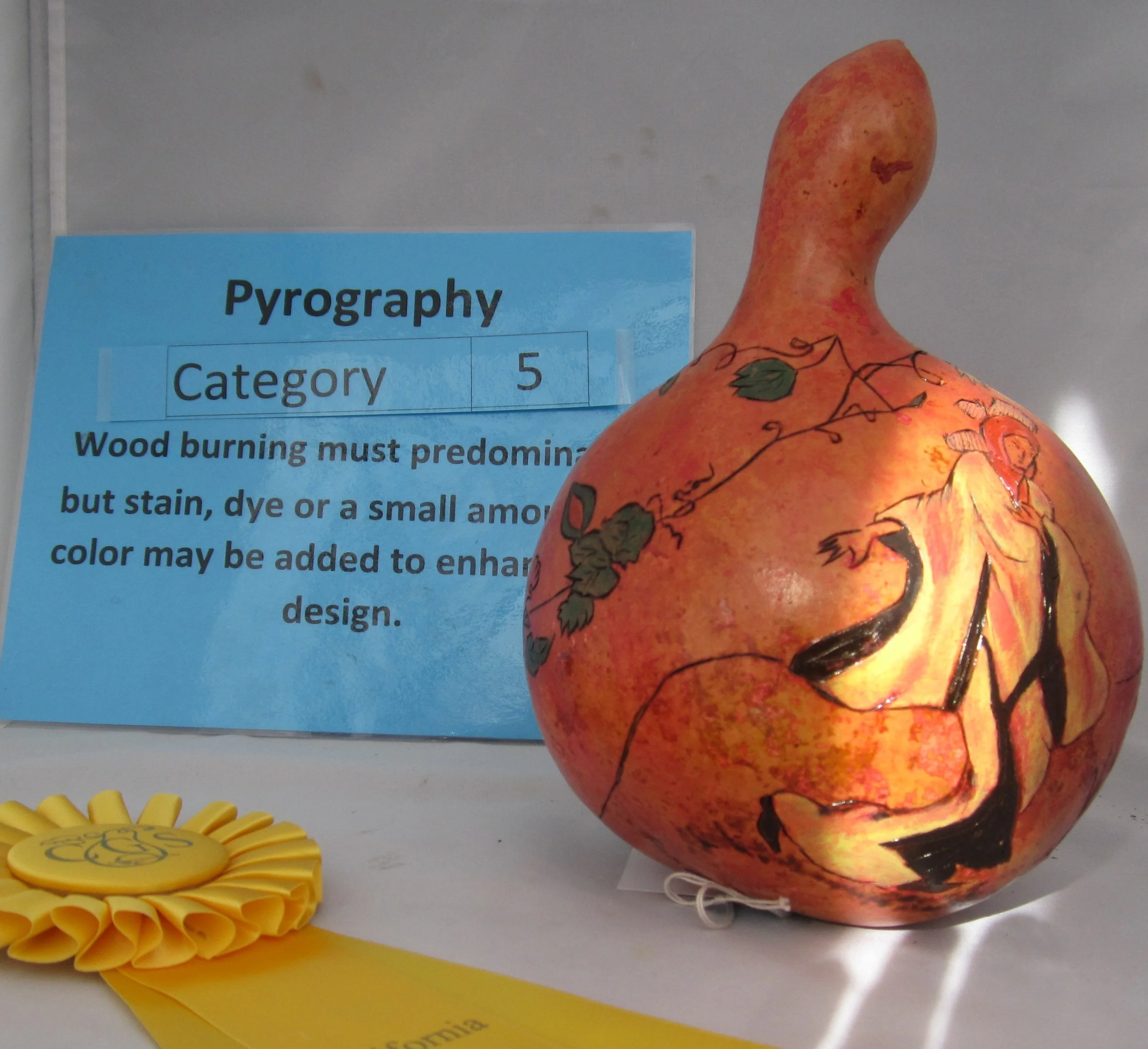 Kim Nebel - Intermediate - Pyrography - 3rd Place