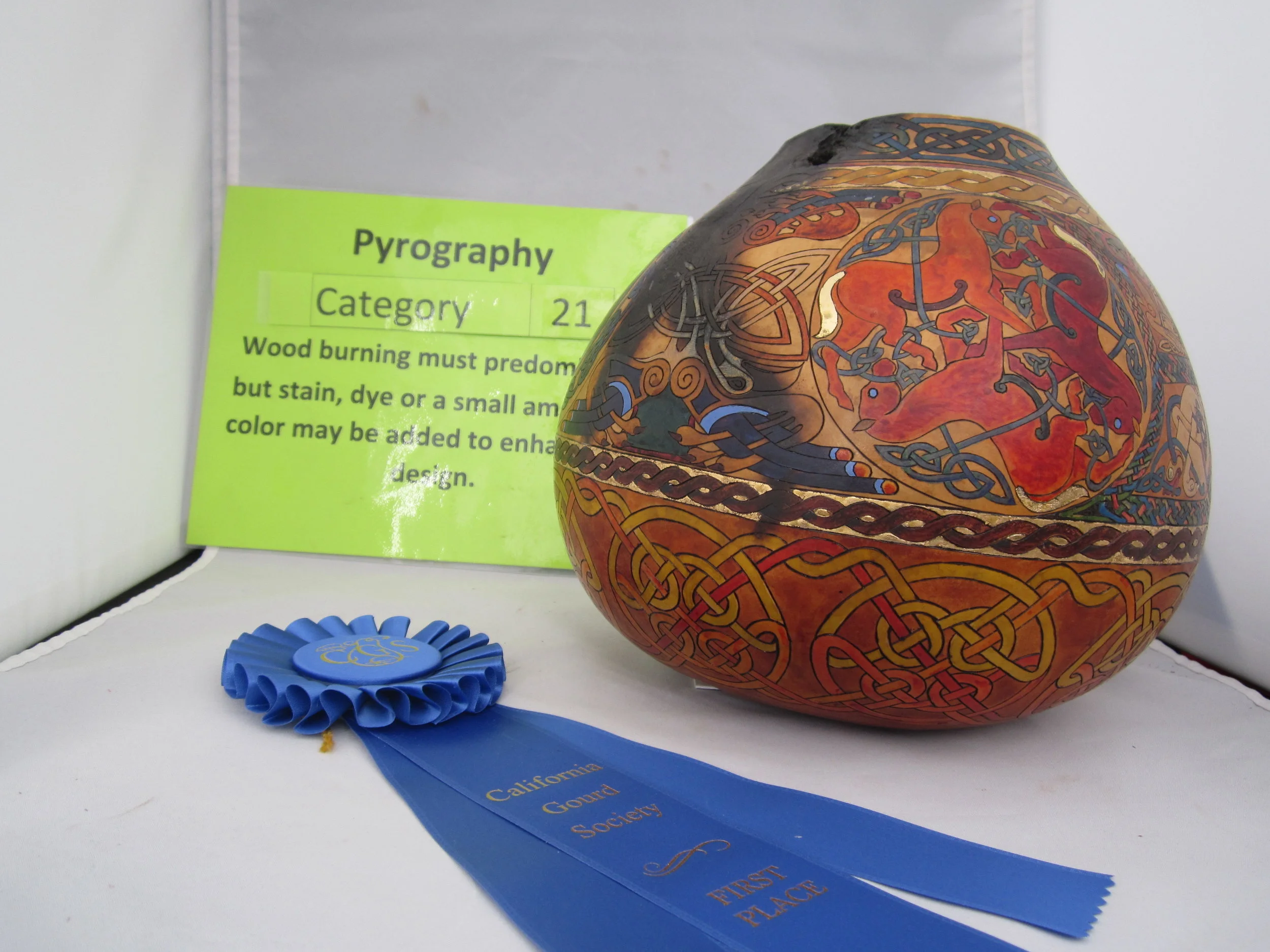 Heather Hopman  - Master -  Pyrography - 1st Place