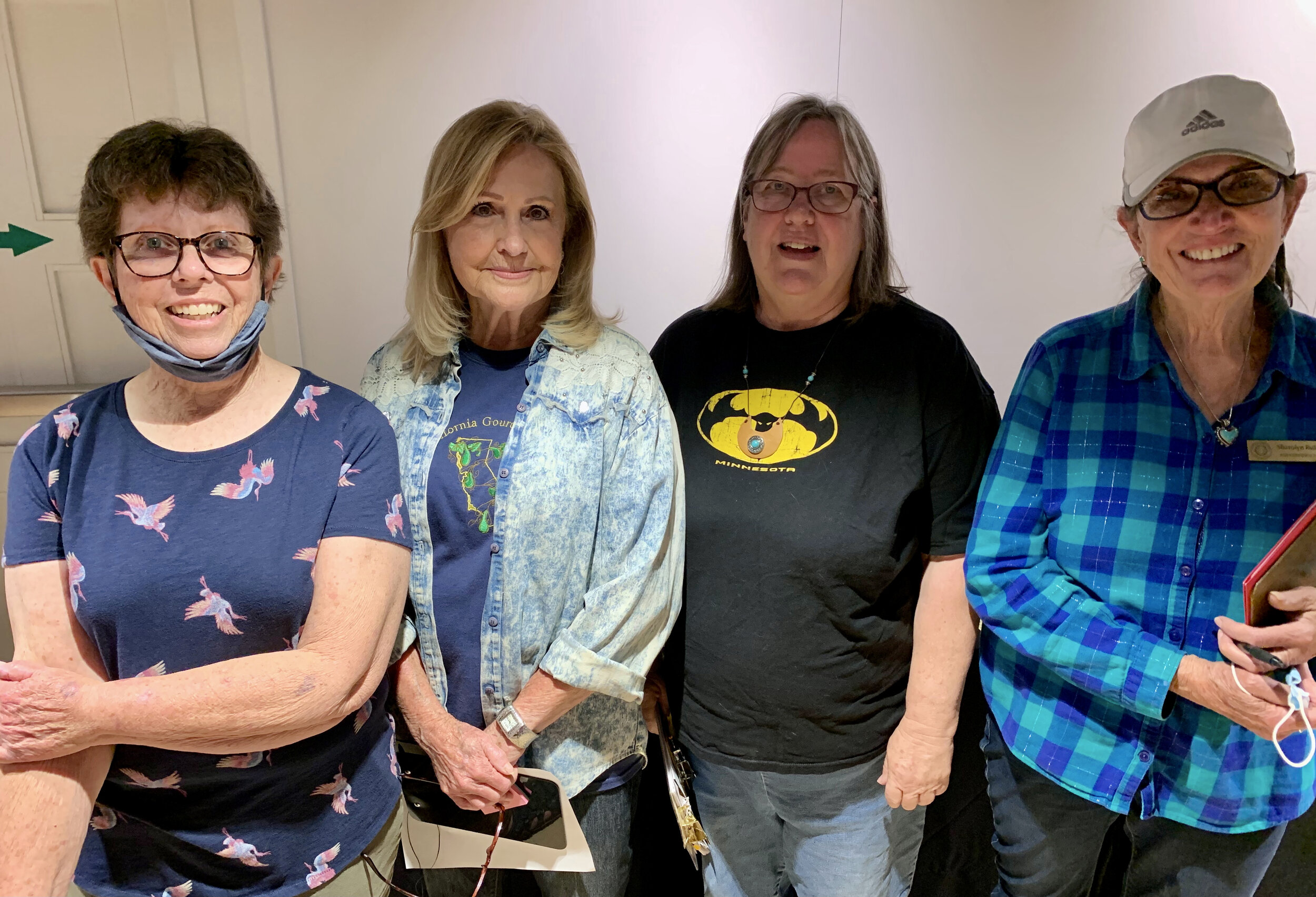 Judges (left to right) Colleen Ballard - Folsom, Patti Fisher – Amador, Mary Hufft - Folsom, Sharonlyn Bullock - Amador