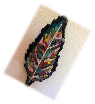 Beaded Feather
