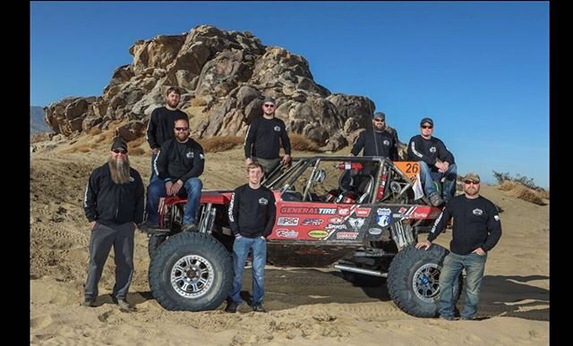 Our KOH2020 lakebed crew!  Good times at the Team Yukon Photo Shoot.  #cgysoffroad, #cgysmotorsports, #comegetyasomeoffroad, #teamyukon, #yukongearandaxle,#prpseats, #xtremedieselservices,#psc_performance_steering,  #jimmys4x4, #general_tire, #warnin