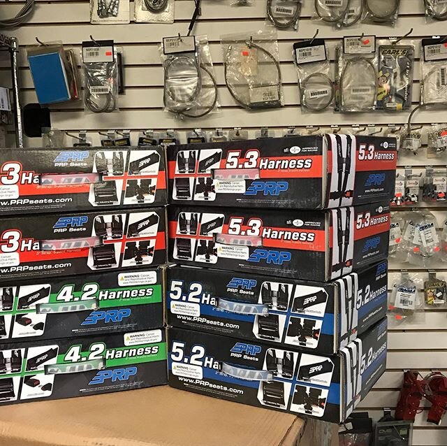 It&rsquo;s riding season!  Get your PRP harness belts before you wish you did.  Plenty in stock.  Come check us out.  #prpseats , #cgysoffroad