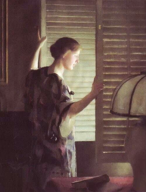 Morning Light ~ William MacGregor Paxton (1869-1941)