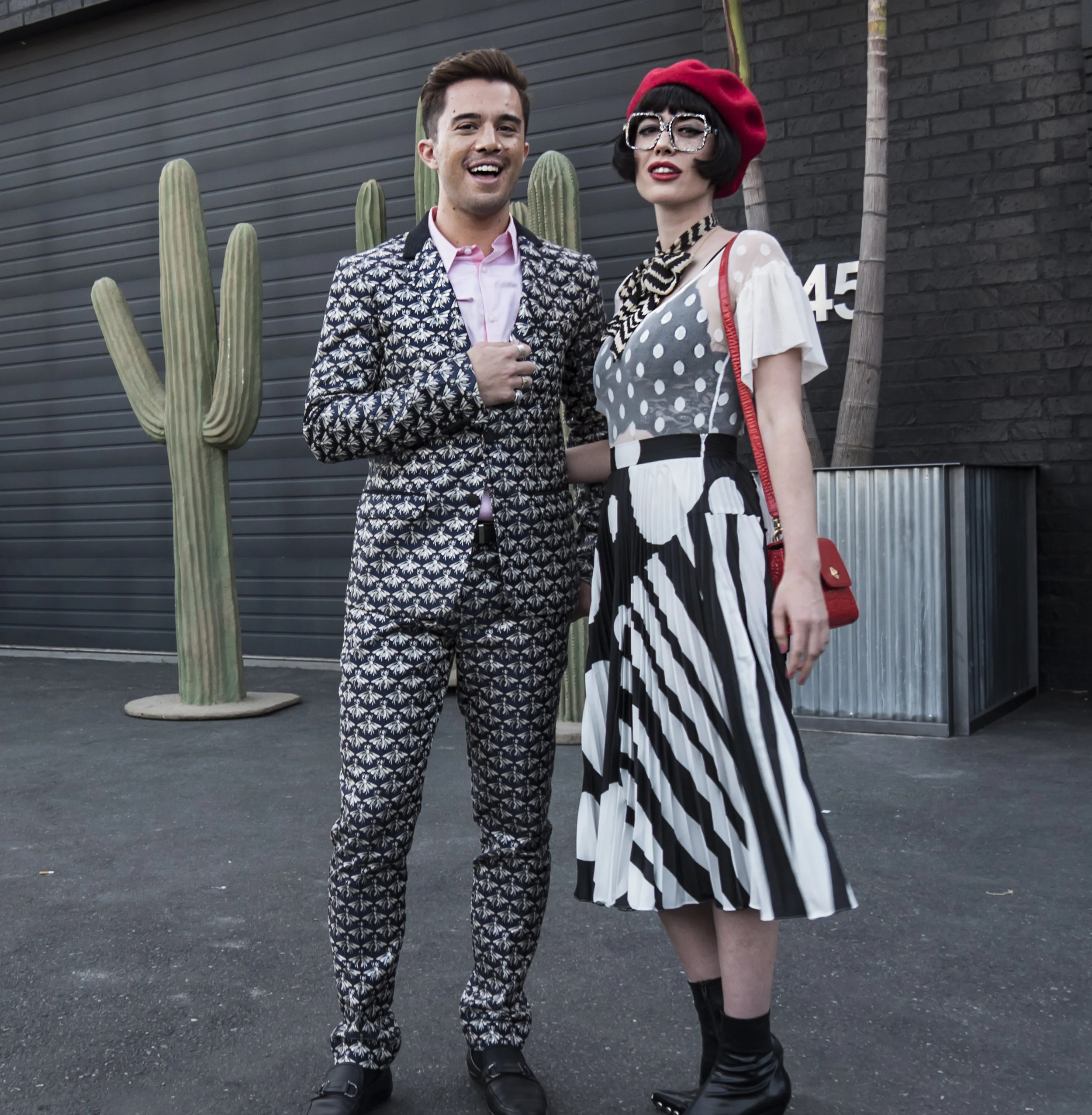 With influencer Amy Roiland . Photo by Vector Film Productions .