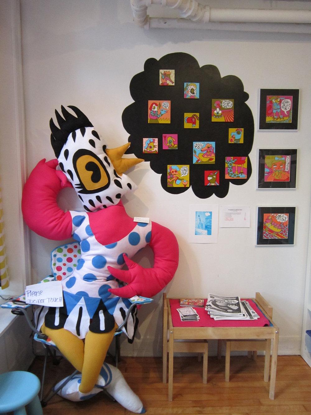 Chicken Lady at Right Brained Studio
