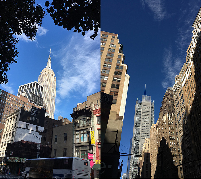And these images capture the NYC feel. The Empire State building on the left and the New York Times building on the right. If you compare this image to the one just above it, it really embodies the vibe of each of the cities. I love the fact that I have full access to NYC in 25 mins! It's like living in the city, without paying the big city living costs!