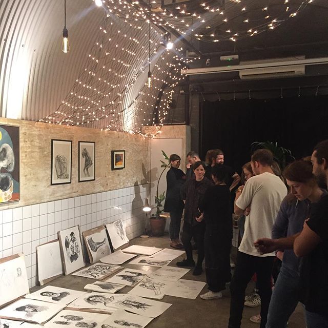 End of class round up with plenty of discussion 🙂 #ldgbirthdayclass #drawing #charcoaldrawing #lifedrawing #deptford