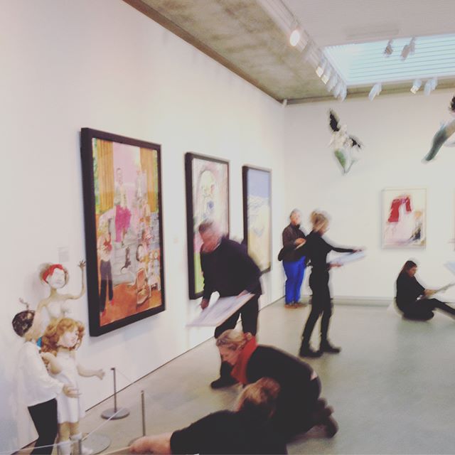 More from Sunday's #paularego class @jerwood_gallery -everyone in drawing action, some extra Rego drawings and a look at the study space that we all took full advantage of! #rego👹💪👸🐴 #graphite #ink #pencil #crayon #pastel #ldg #drawing #hastings #london #jerwood #workshop #artclass #artsed #londonart #hastingsart #explore #gallery #artgallery