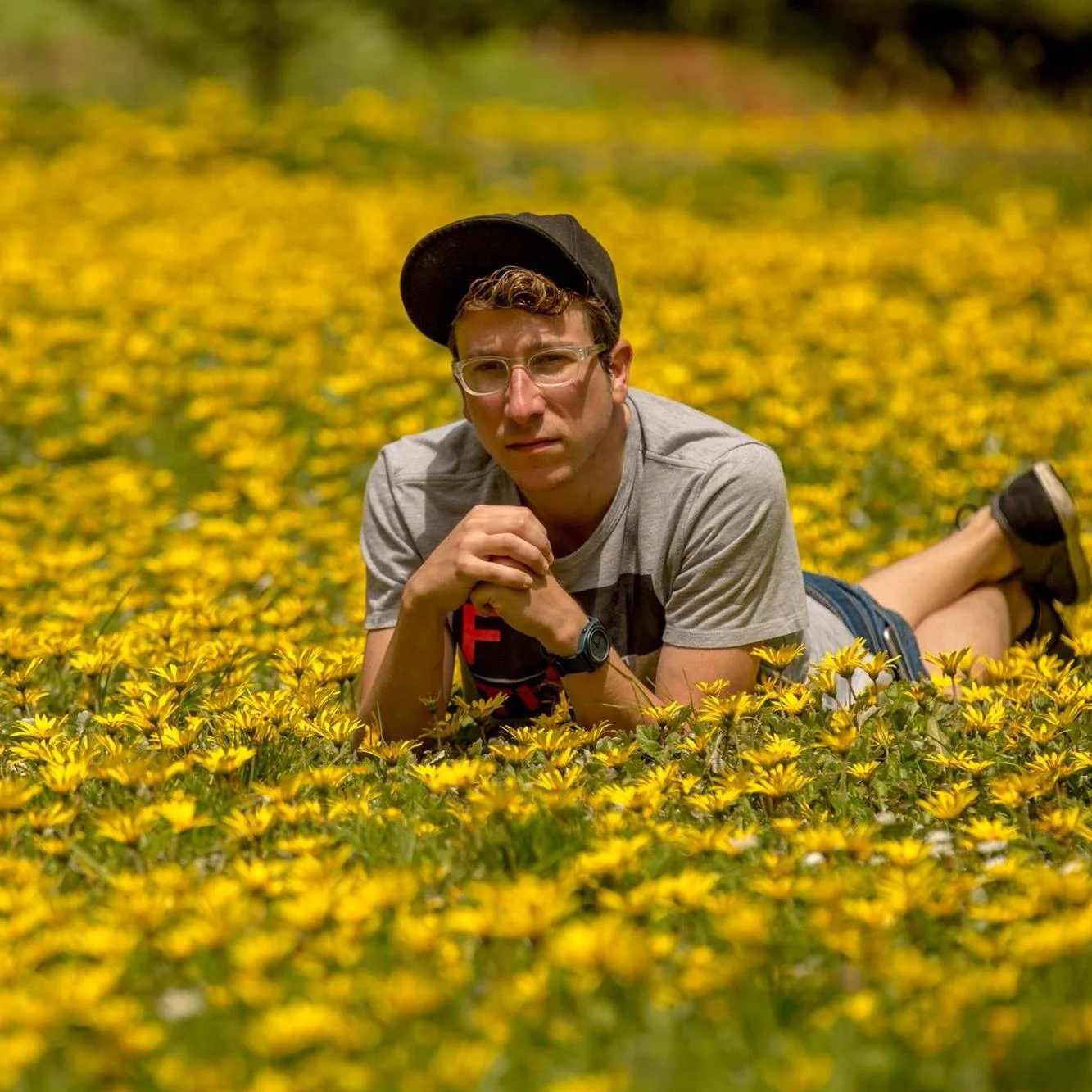Totally masc, bro. (This was a funny little test shot for portraits in Golden Gate Park's "Doughboy Meadow")