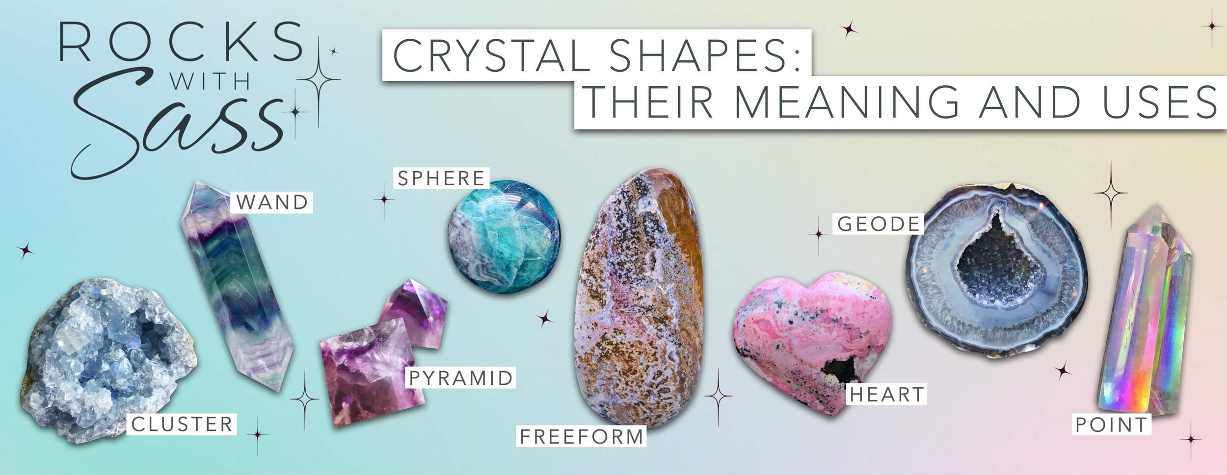 3 Styles Natural Crystal Healing Mineral Polish Pyramid Point Model Gem Stones 