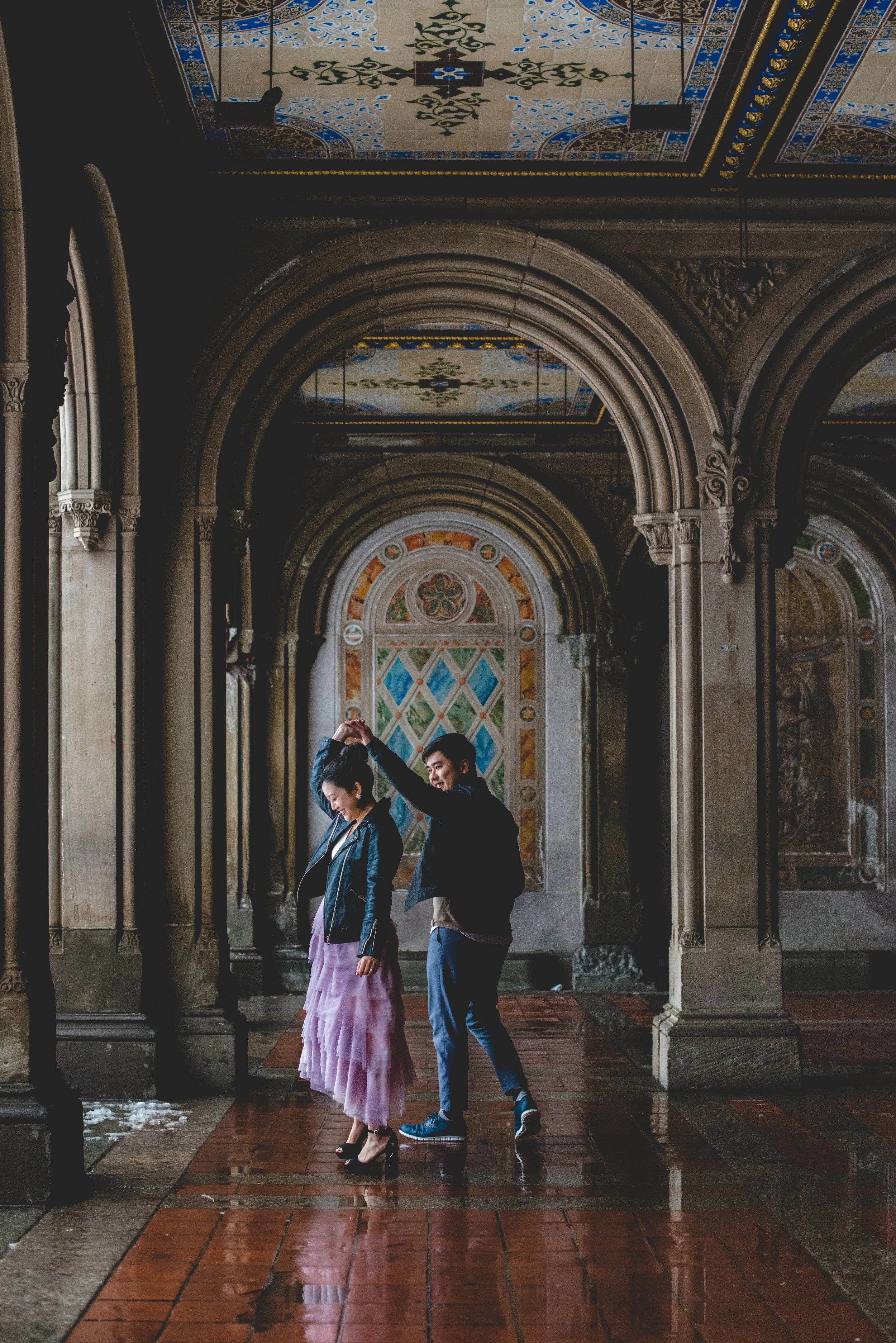 Hilary & Jerry - Manhattan & Brooklyn - Engagement Photoshoot