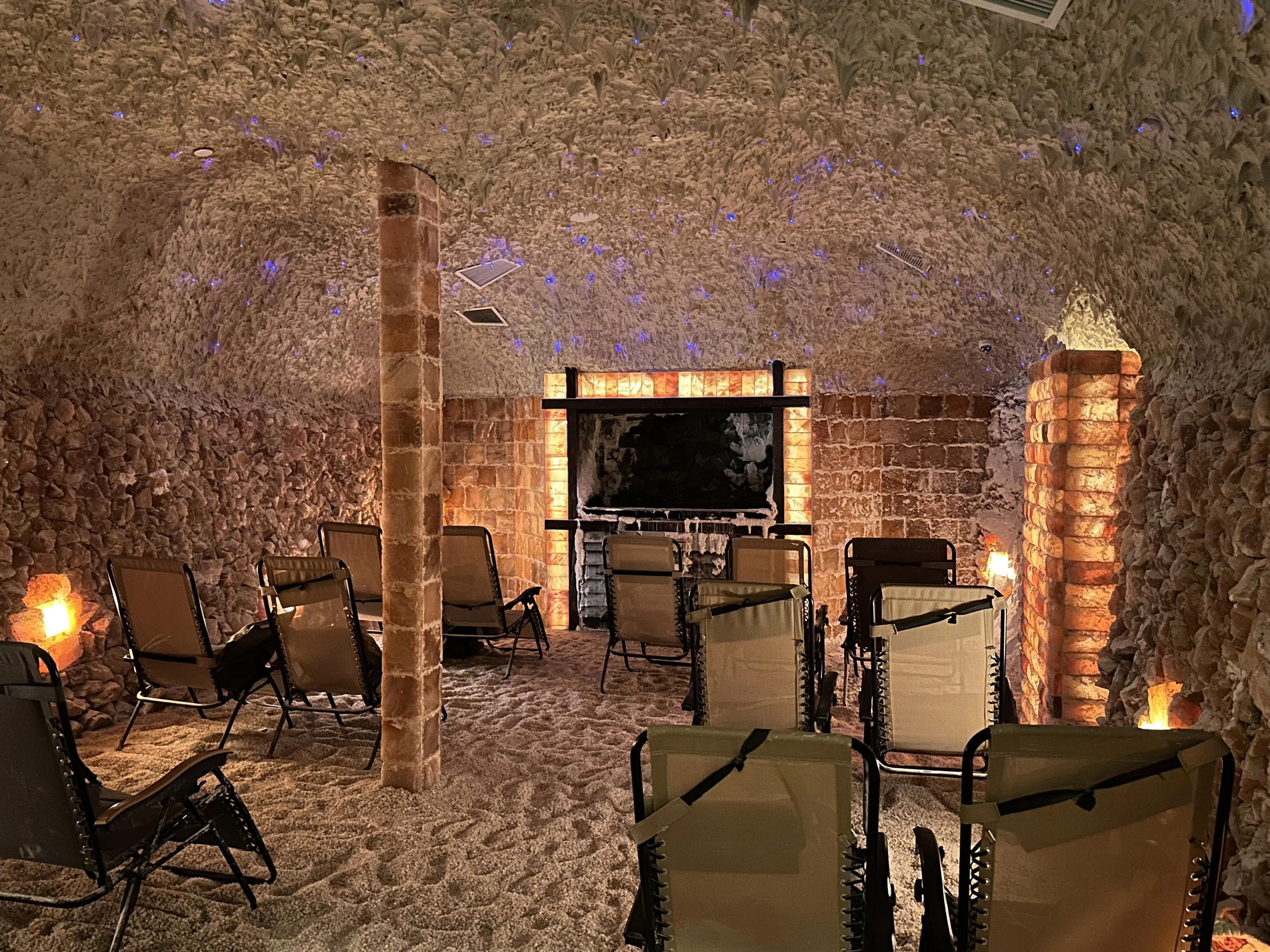 Meditation in a Salt Cave