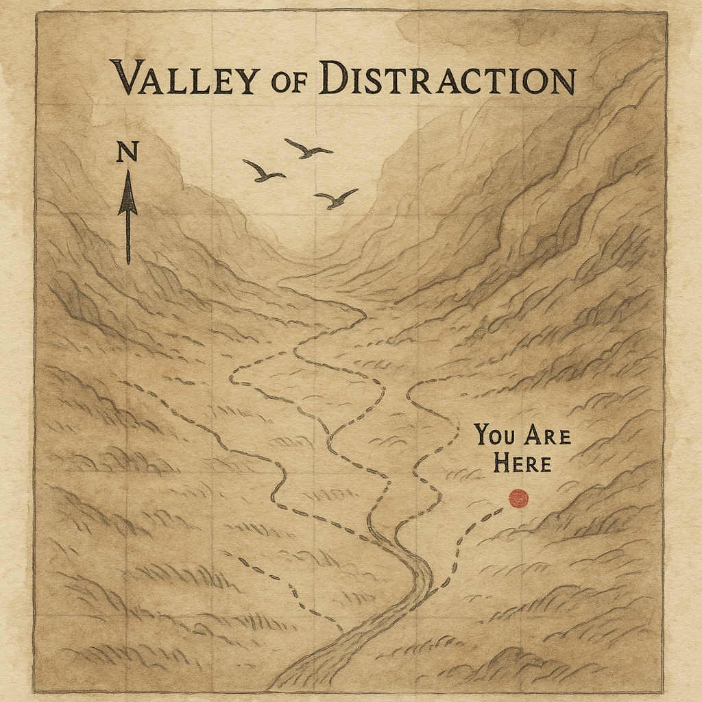 Inner Map: The Valley of Distraction