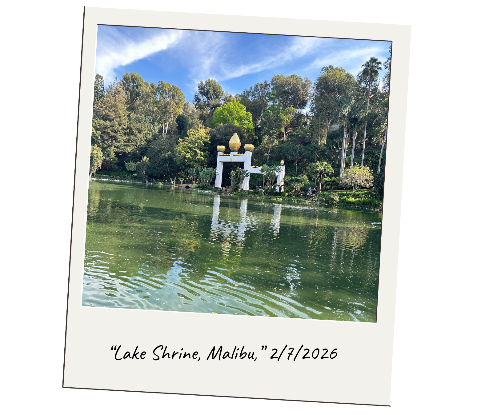 An Afternoon at the Lake Shrine