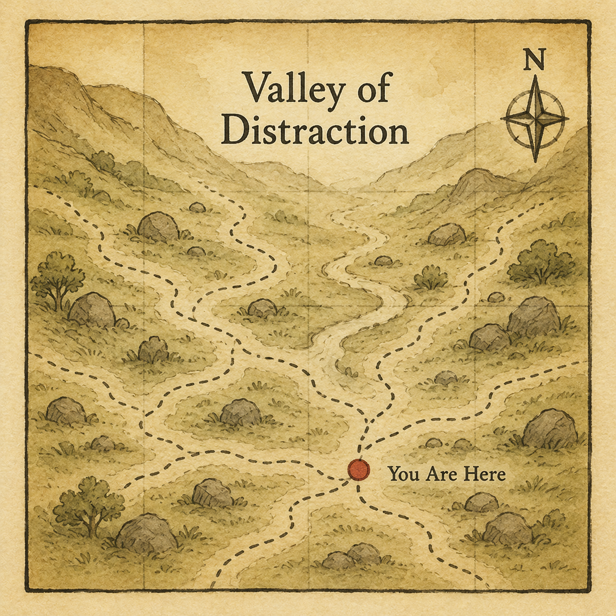 Inner Map: Valley of Distraction