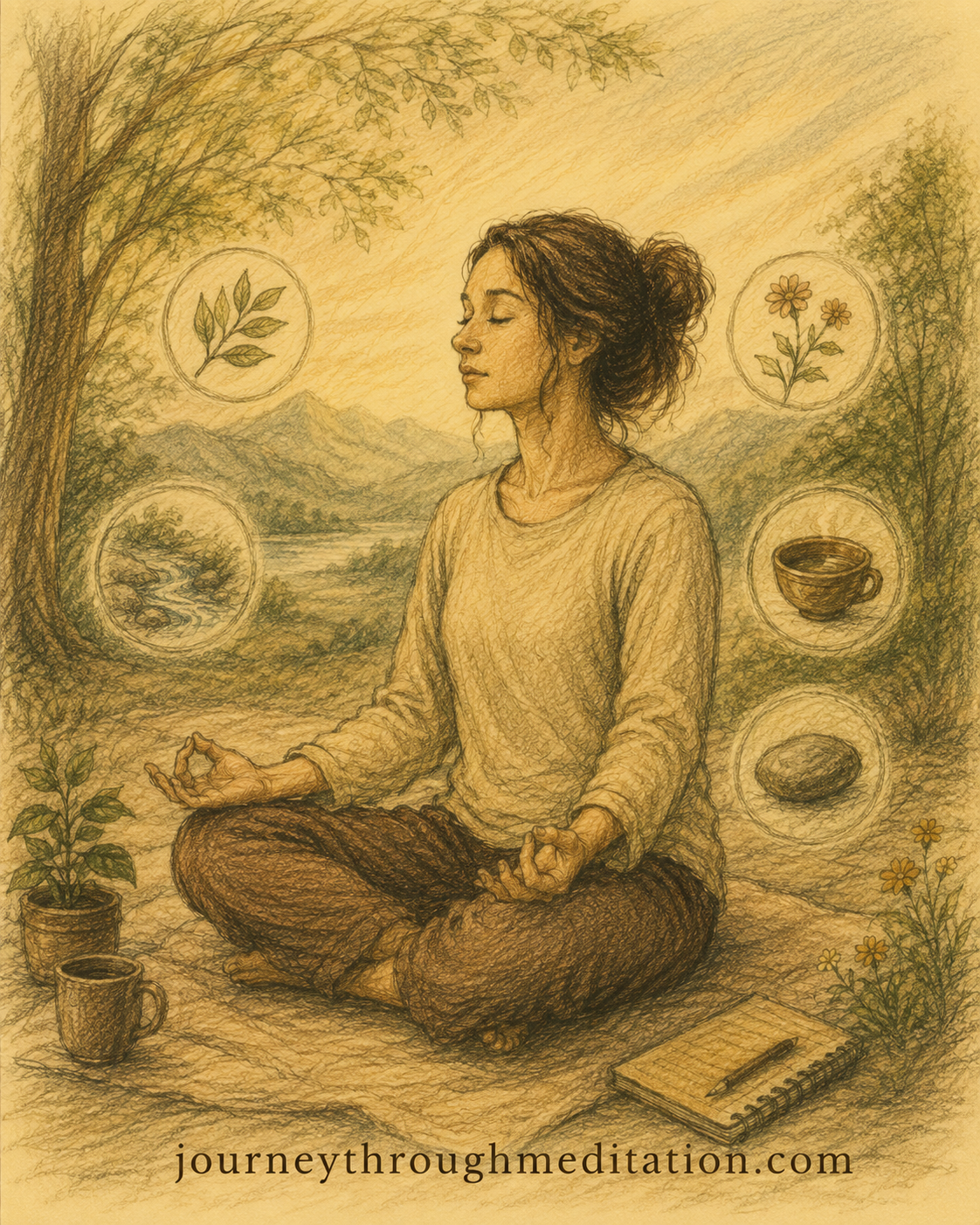 The Five Senses Meditation: A Simple Practice for Grounding Yourself Anywhere