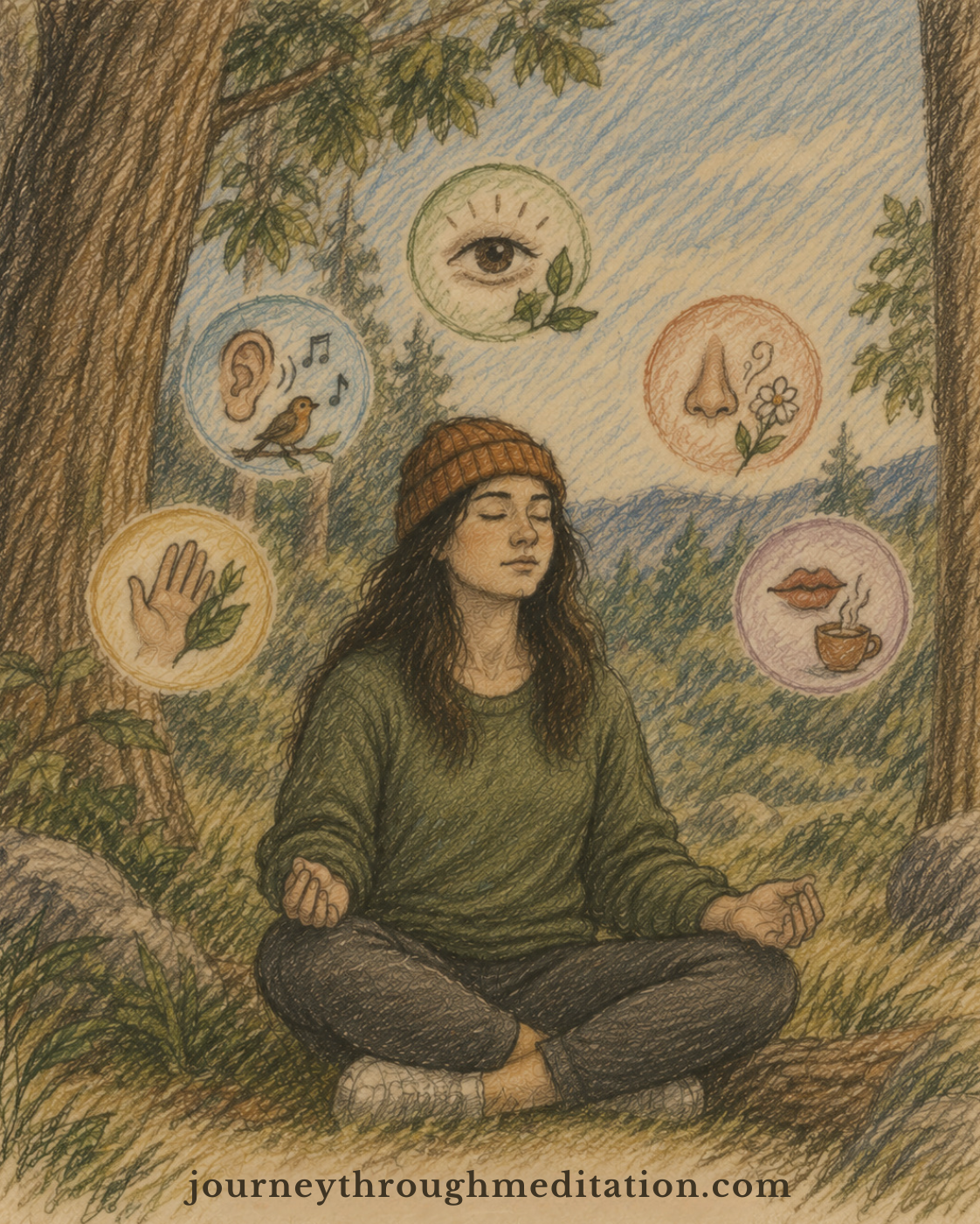 The Five Senses Meditation: A Simple Practice for Grounding Yourself Anywhere