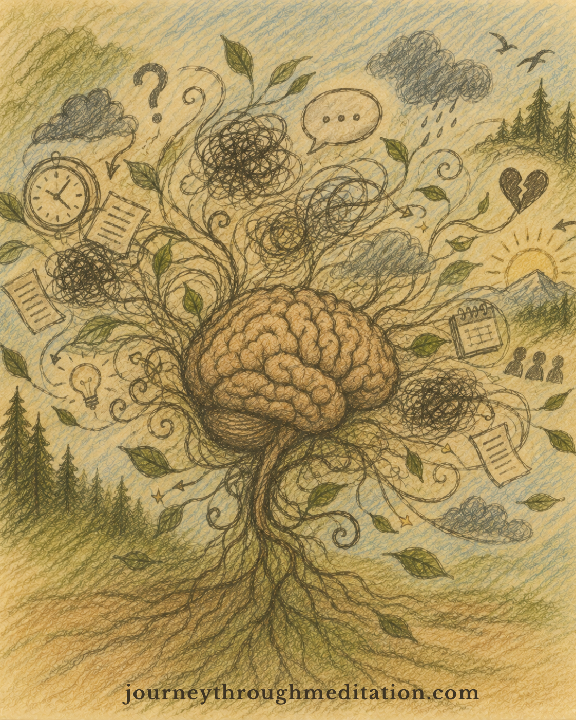 The Root of Mind Chatter: Exploring the Five Causes of Mental Restlessness