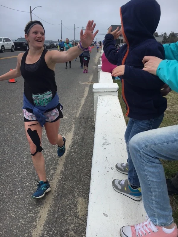 My husband and I ran the 2017 Martha’s Vineyard Marathon and came back again this year to run the Half Marathon. Despite the cold weather this year, there were still people lining parts of the course and cheering us in. This race is such a great way to see different parts of the island and is a fast and pretty flat course. We will be back again next year! -Tracey