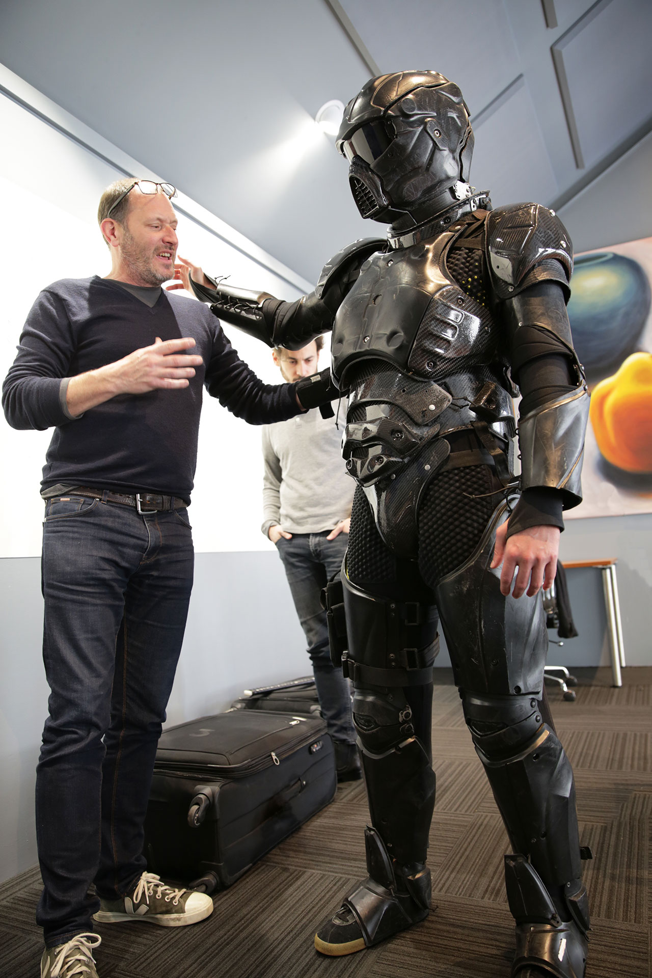 Chiron demonstrate high-tech body armour