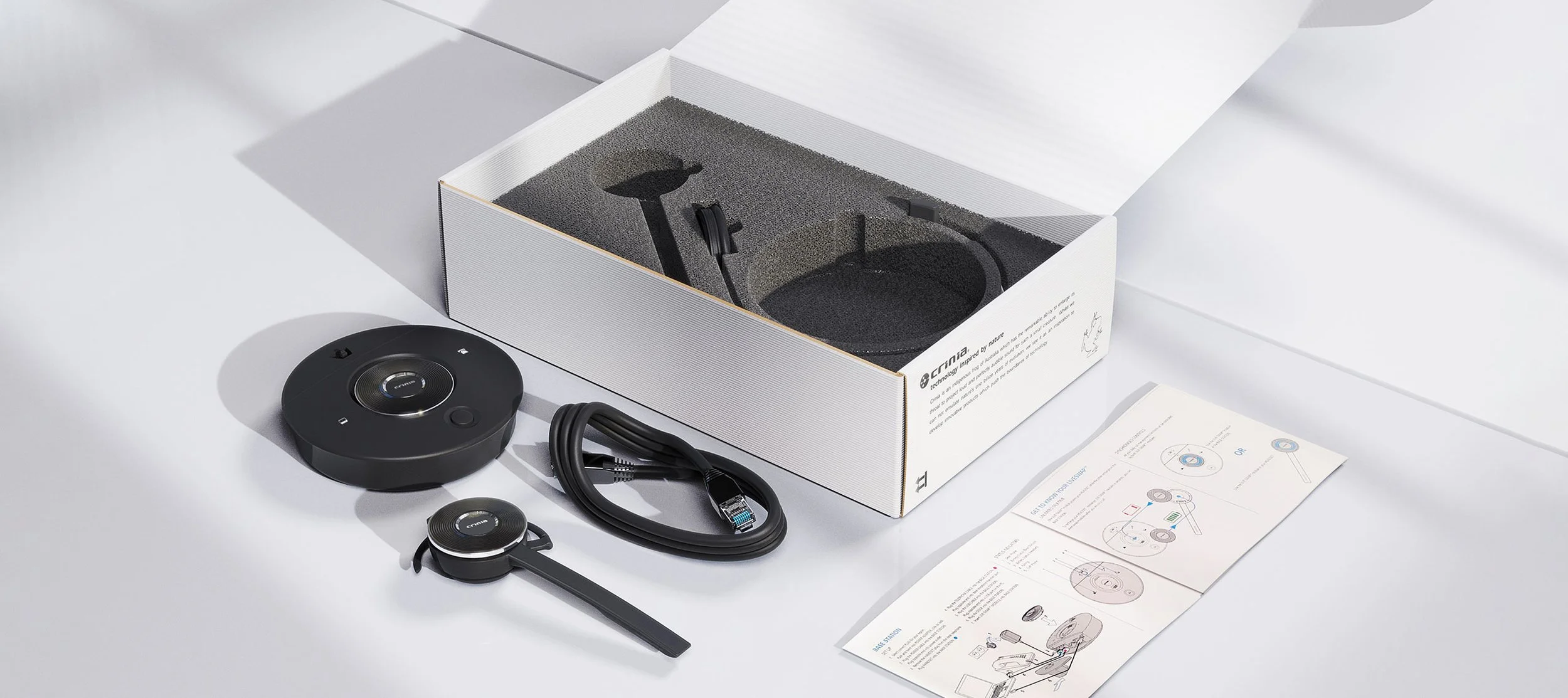 Crinia Headset Packaging