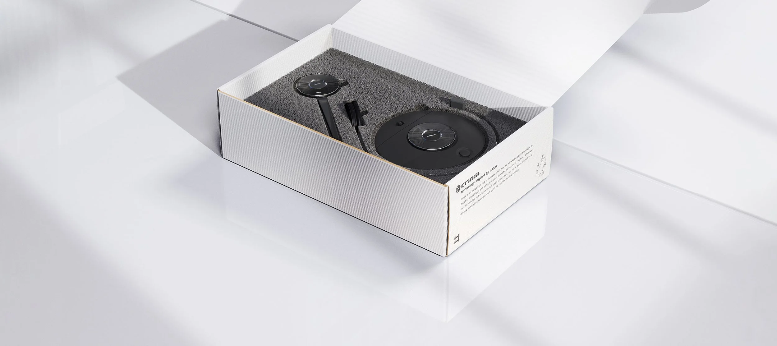 Crinia Headset Packaging