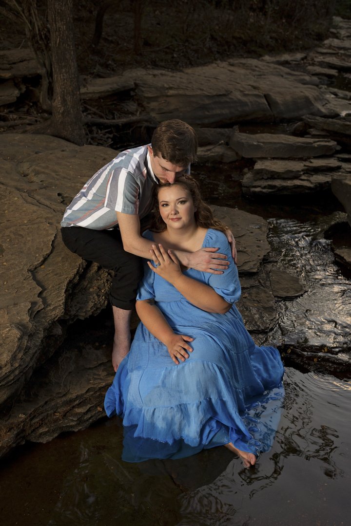 flower mound couple portraits