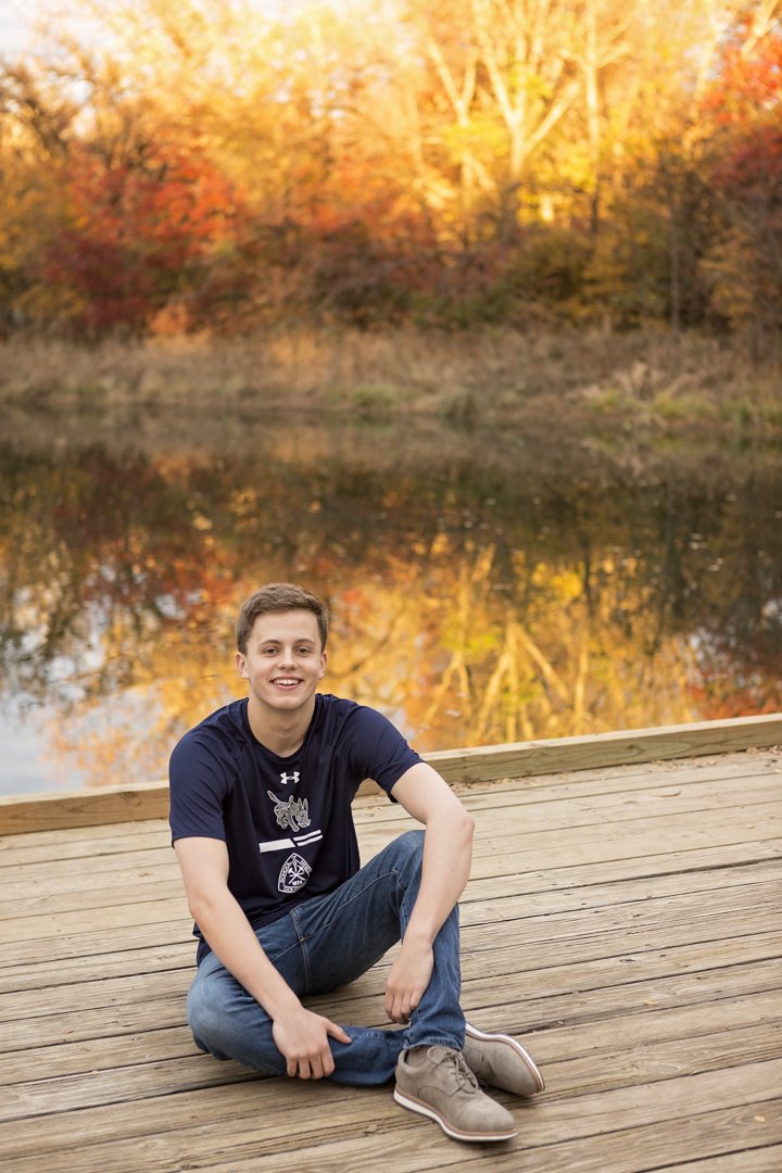 mansfield senior portraits fall