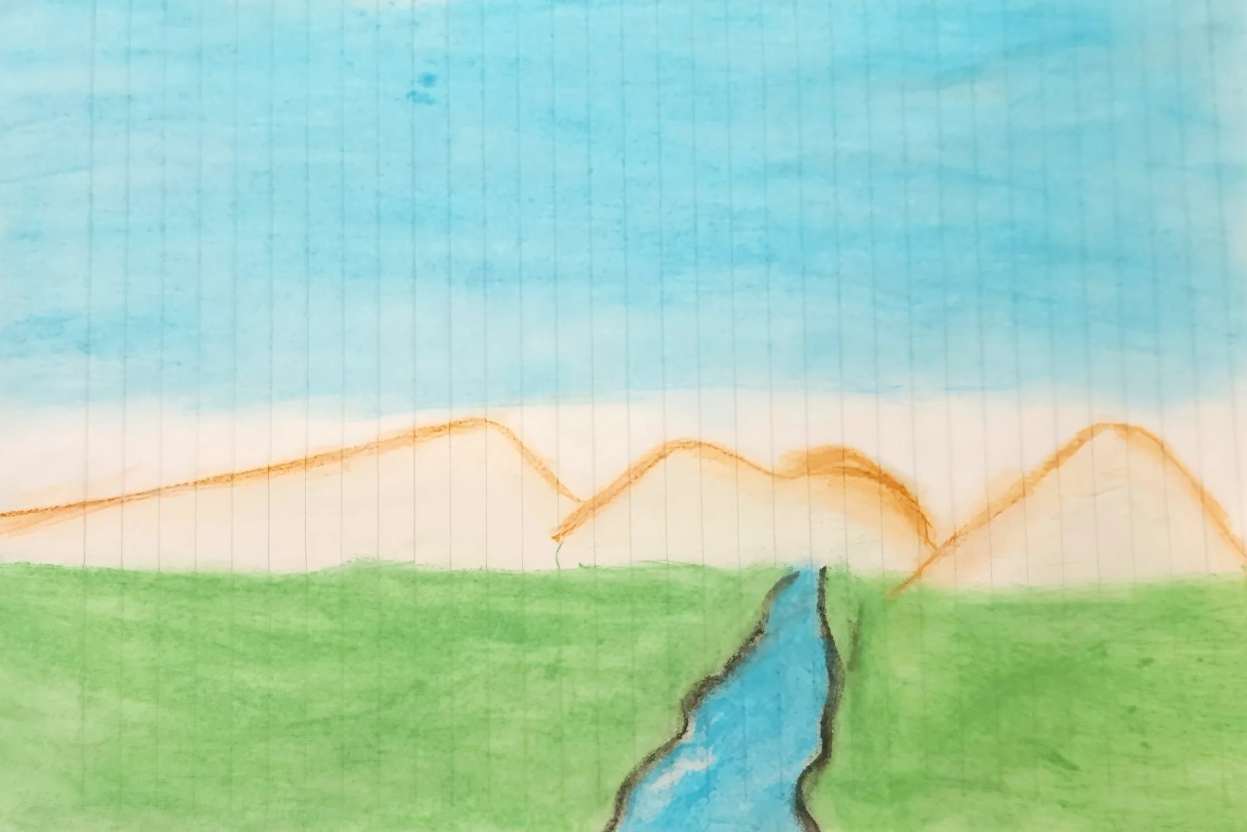 006 the running river - Print - 10x15in.jpg