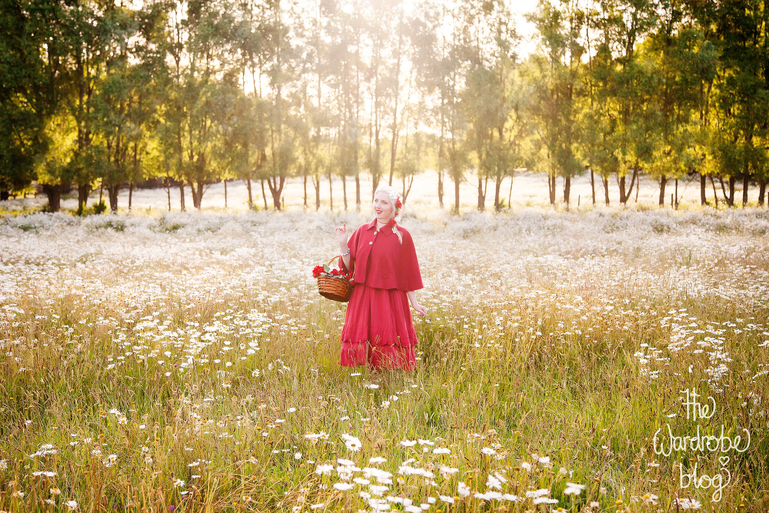 Mantle from Valleygirl, Dress from Just Jeans, Petticoat from Rita Sue Clothing, Choker + Earrings from Lovisa, Bags from Moxie Mama Wear, Hair flowers + Bracelet from  Shop The Wardrobe  and Leather flats from Kmart.&nbsp;