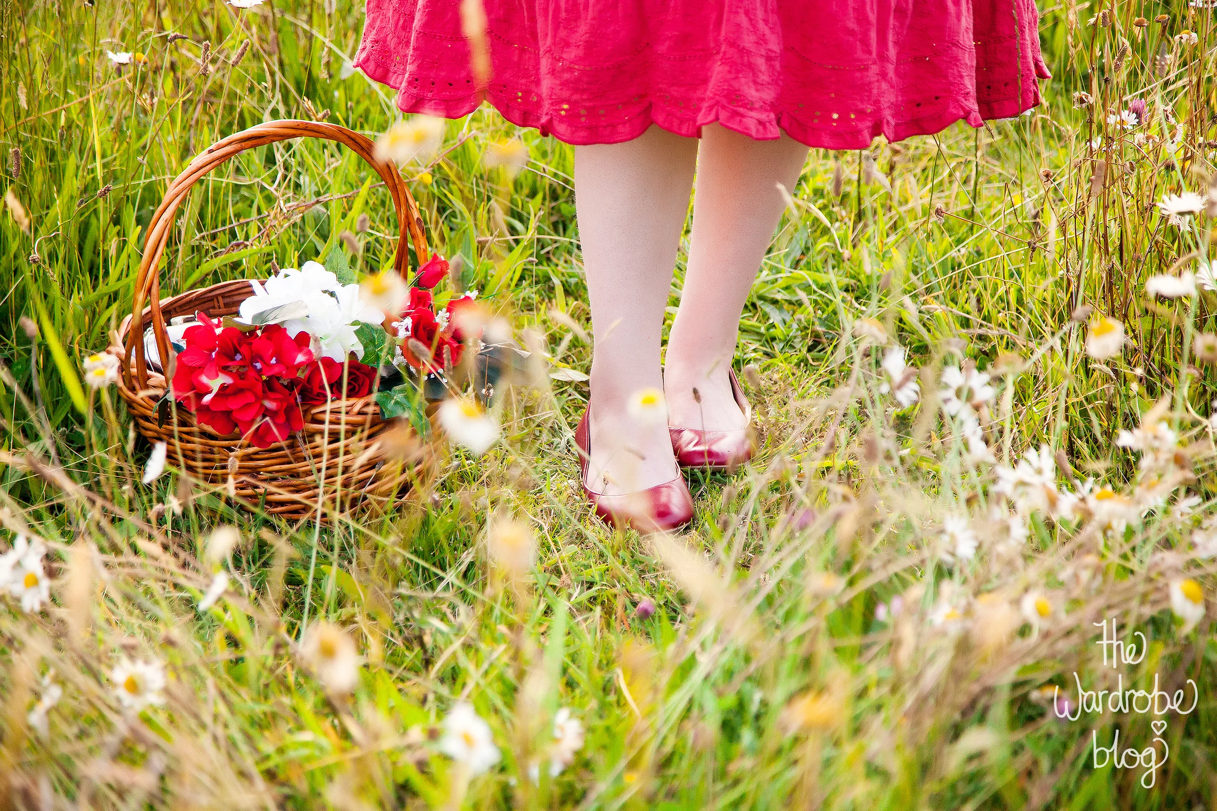 Basket from Looksharp, Dress from Just Jeans, Bags from Moxie Mama Wear + Leather flats from Kmart.&nbsp;