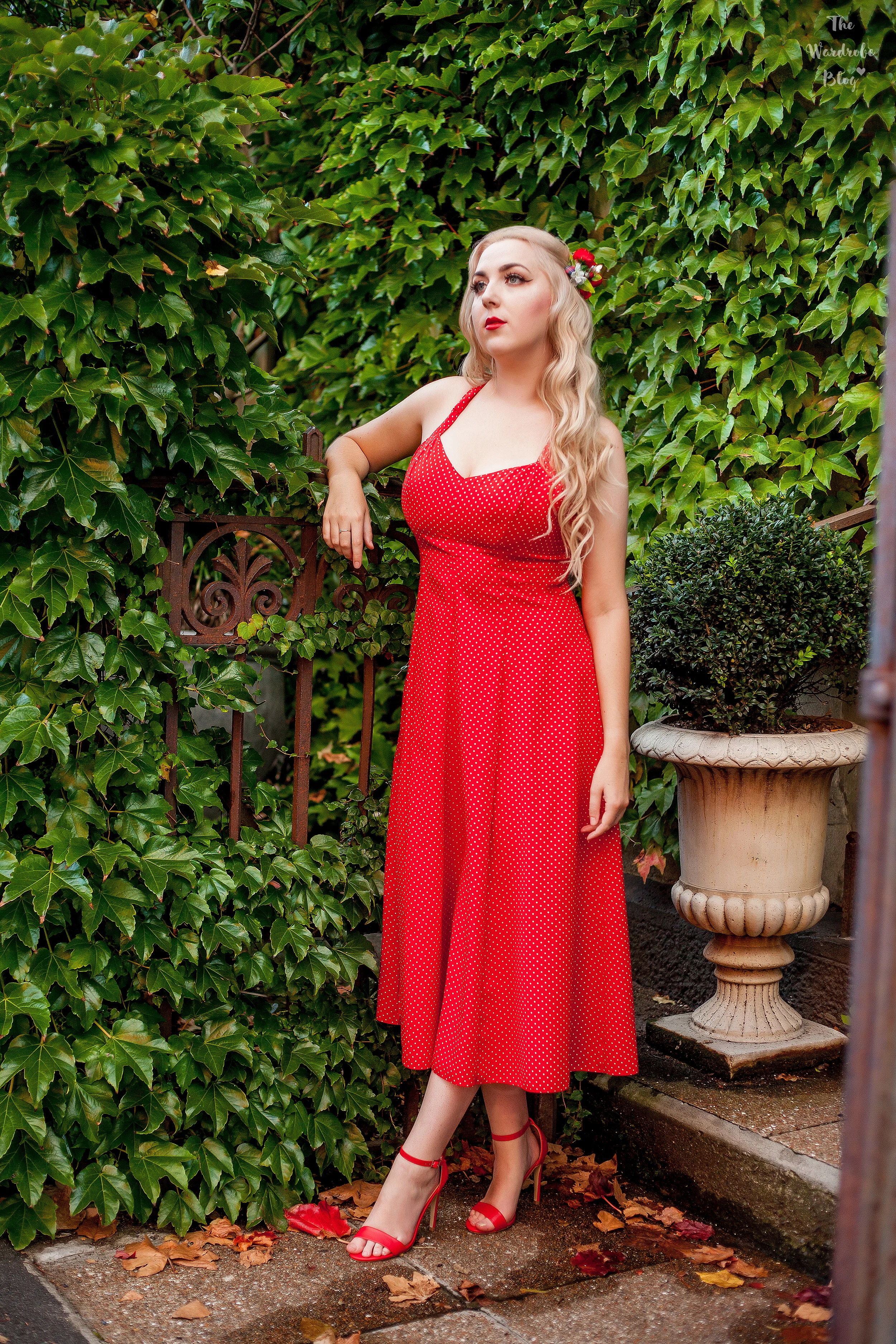 Red-Vintage-Polka-Dot-Dress