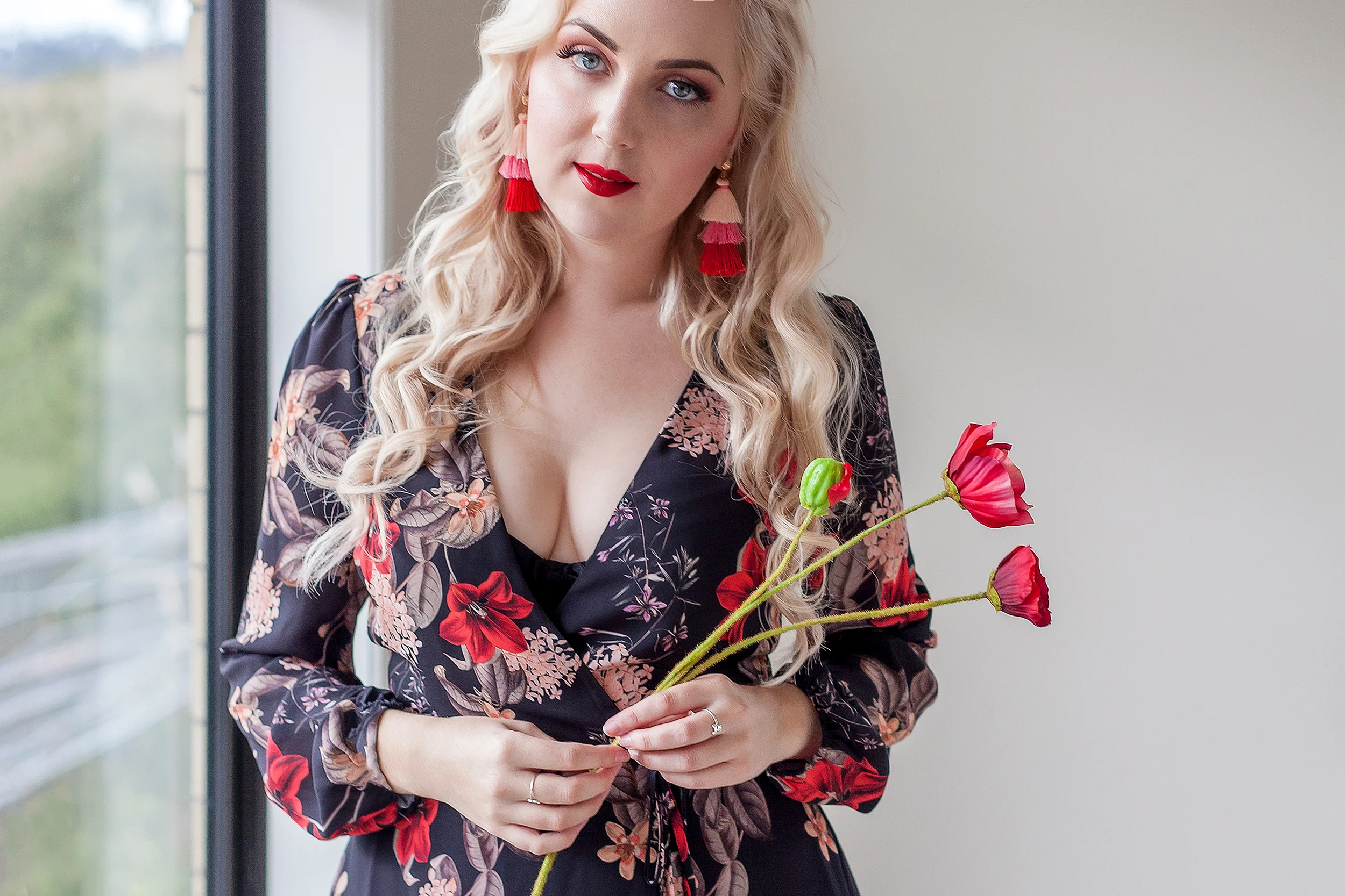 Portmans-Floral-Dress-Poppy