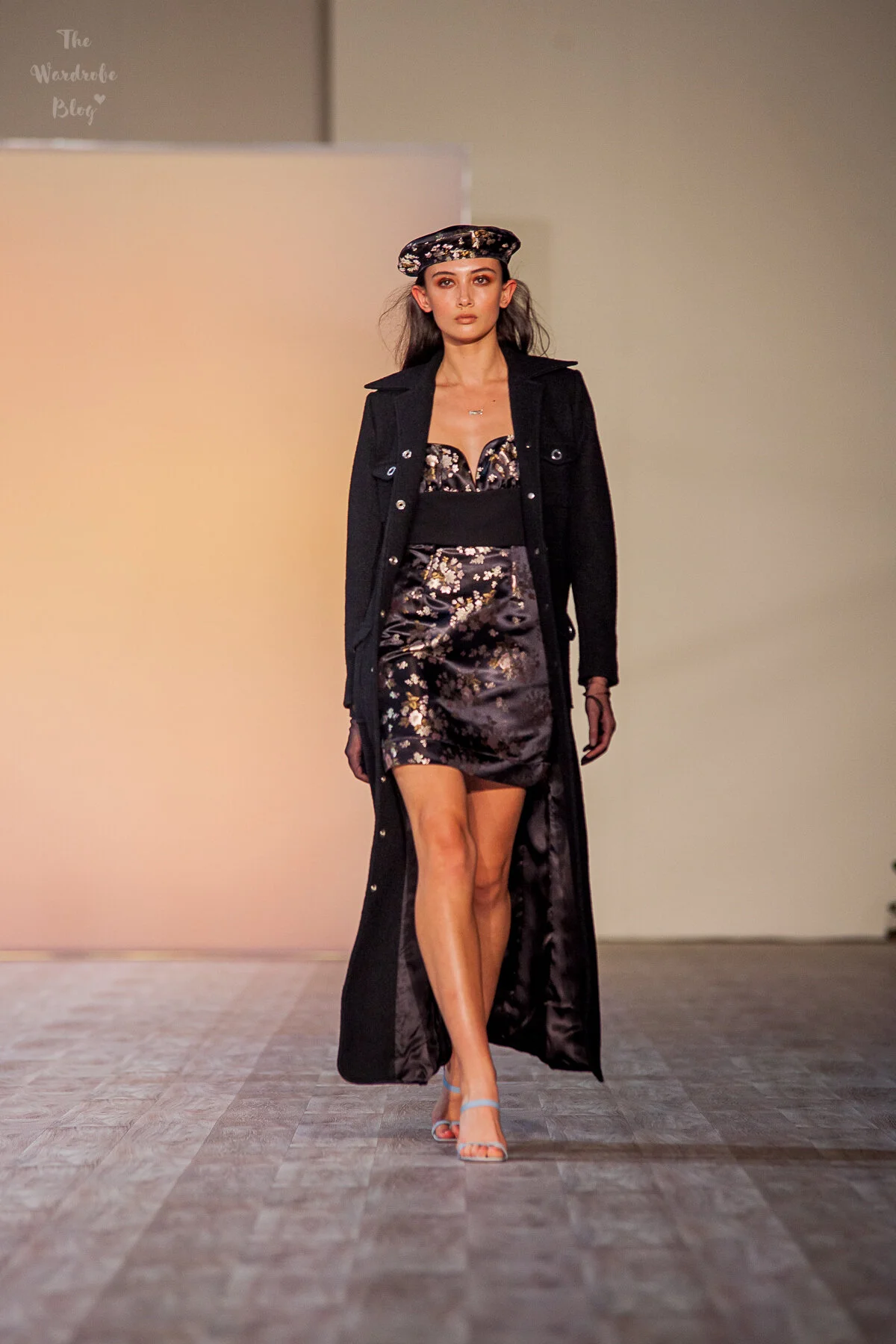 Evening wear shimmer with this sophisticated look and tailored jacket from Paris Georgia.