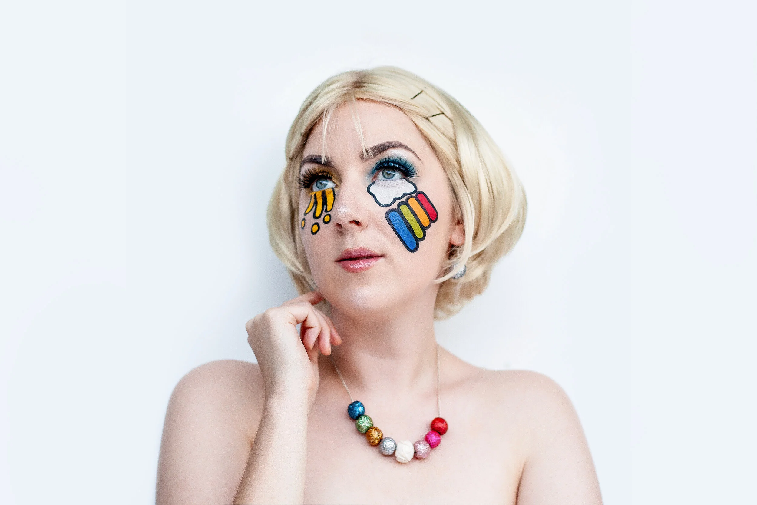 Face-Art-Paint-Creative-Makeup-Weather-MOTD-Summer