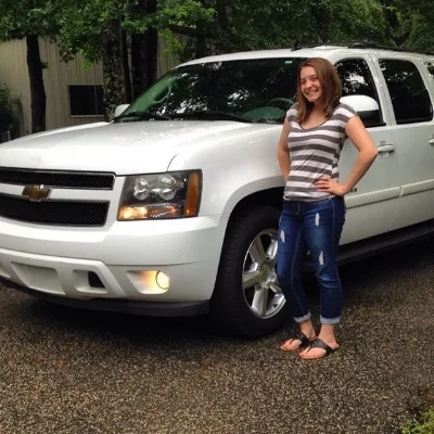 Me with our "new" Suburban (May 2016)
