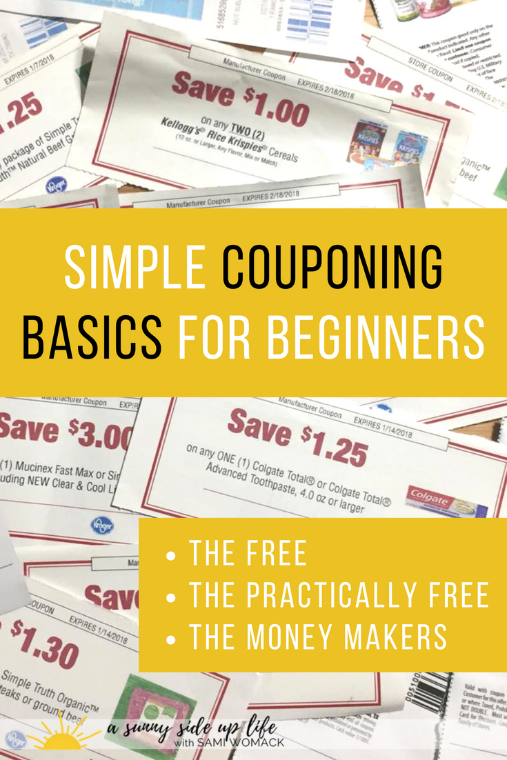 All the basics I needed to know about coupons! Couponing for beginners | couponing 101 | Where to start with coupons | Couponing resources | Coupons Basics | How to get free stuff with coupons | How to save money with coupons | Where to start with a budget | Budgeting for beginners | Budgeting Basics | How to start a budget