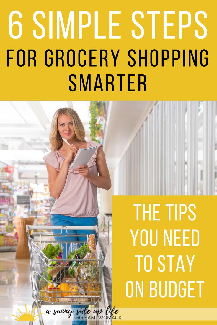 How to Grocery Shop Smarter | Sami Womack | budgeting | grocery shopping | household budget | spending | debt-free tips | staying on budget | grocery budget tips | making ends meet