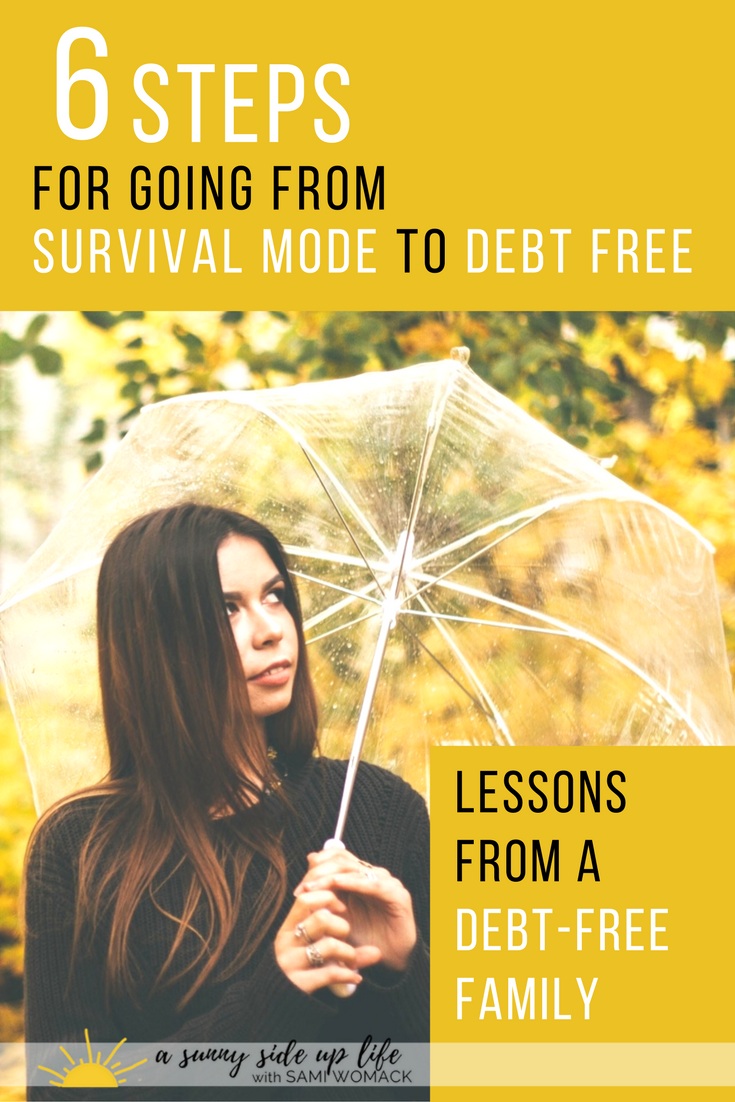 How to go from survival mode to debt free | Sami Womack | budget tips | budgeting for beginners | debt free tips | how to budget | become debt free | where to start with budgeting | debt | budget | budgeting | free | free course | personal finance | household budget | personal budget | dave ramsey | how to | where to start with | How to pay off debt | How to become debt free | Dave Ramsey Baby Steps | How to create a budget | Debt free for beginner |Motivation | Debt free| blog | video | ynab