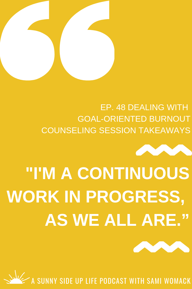 The reality of living an intentional goal-oriented life is that we sometimes get burnt out. And in order to actually achieve our goals, we have to invest time in ourselves, break the mindset that busy equals productive, and learn to find contentment along the way. I recorded this episode as I was leaving my monthly counseling session so I could share my biggest takeaways on this topic with you! My takeaways from my most recent counseling session The realities of burnout Why investing time in ourselves is so important Breaking the norm that busy + stress equals a badge of honor Why our “finish line” goals are actually an illusion and how to deal with that The beauty of being a continuous work in progress How to find contentment along the way of our intentional living journey Balancing hitting goals but also enjoying the scenery along the way