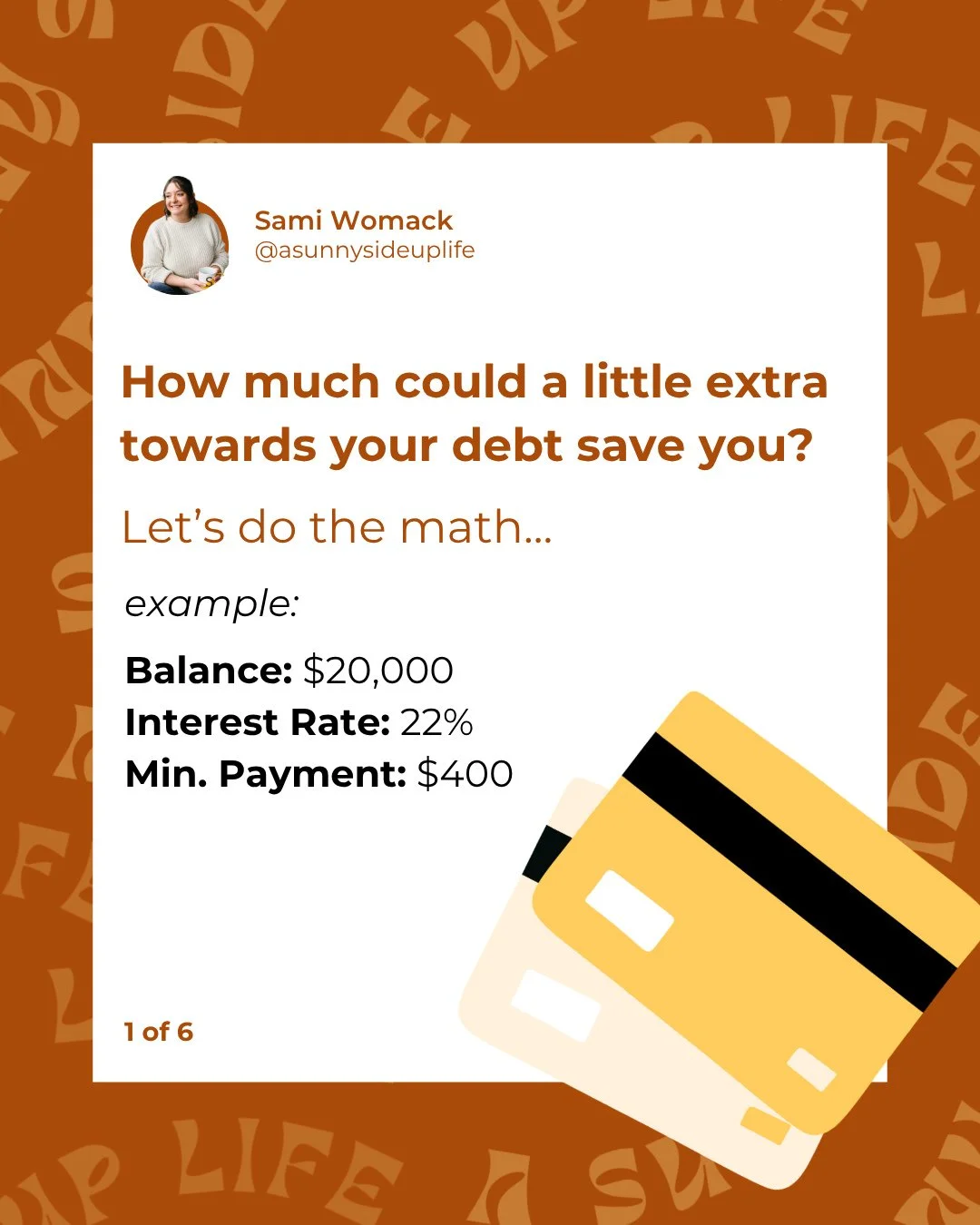 Every little bit helps -- and to prove it, I did the math! ⁠
⁠
A lot of times you'll hear budgeting coaches like myself suggesting little cuts to your spending, like eating at home more, canceling a few subscriptions, or shopping around for car insur