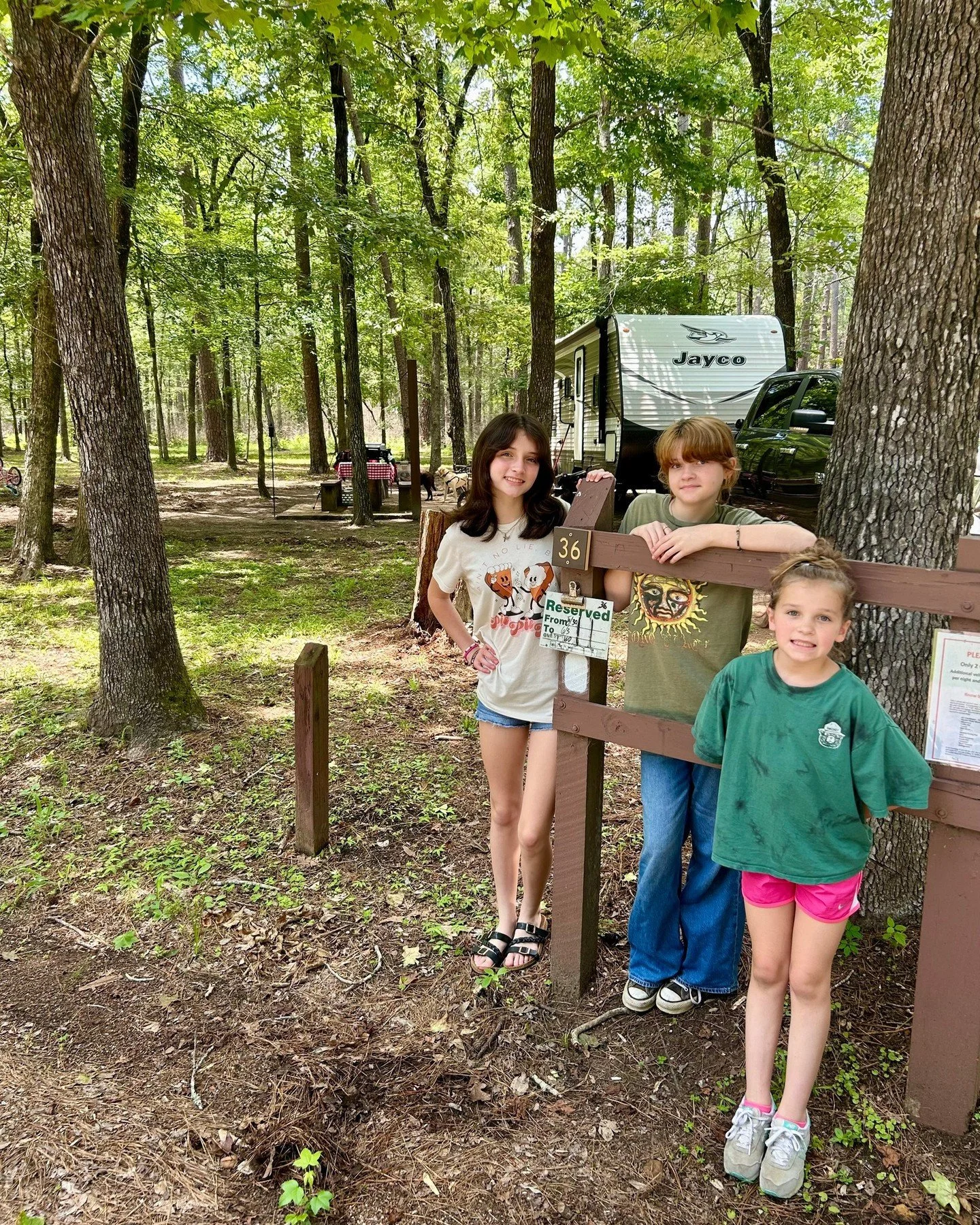 This past week, we loaded up the RV, the kids, the dogs, and about $400 worth of groceries to head out for a 5-day/4-night camping trip.🌲🏕️🥾⁠
⁠
We've been to this park a handful of times in the past, and we always enjoy coming back. We're still ge